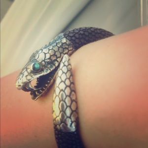 Hand made, Lou Guerin snake bracelet